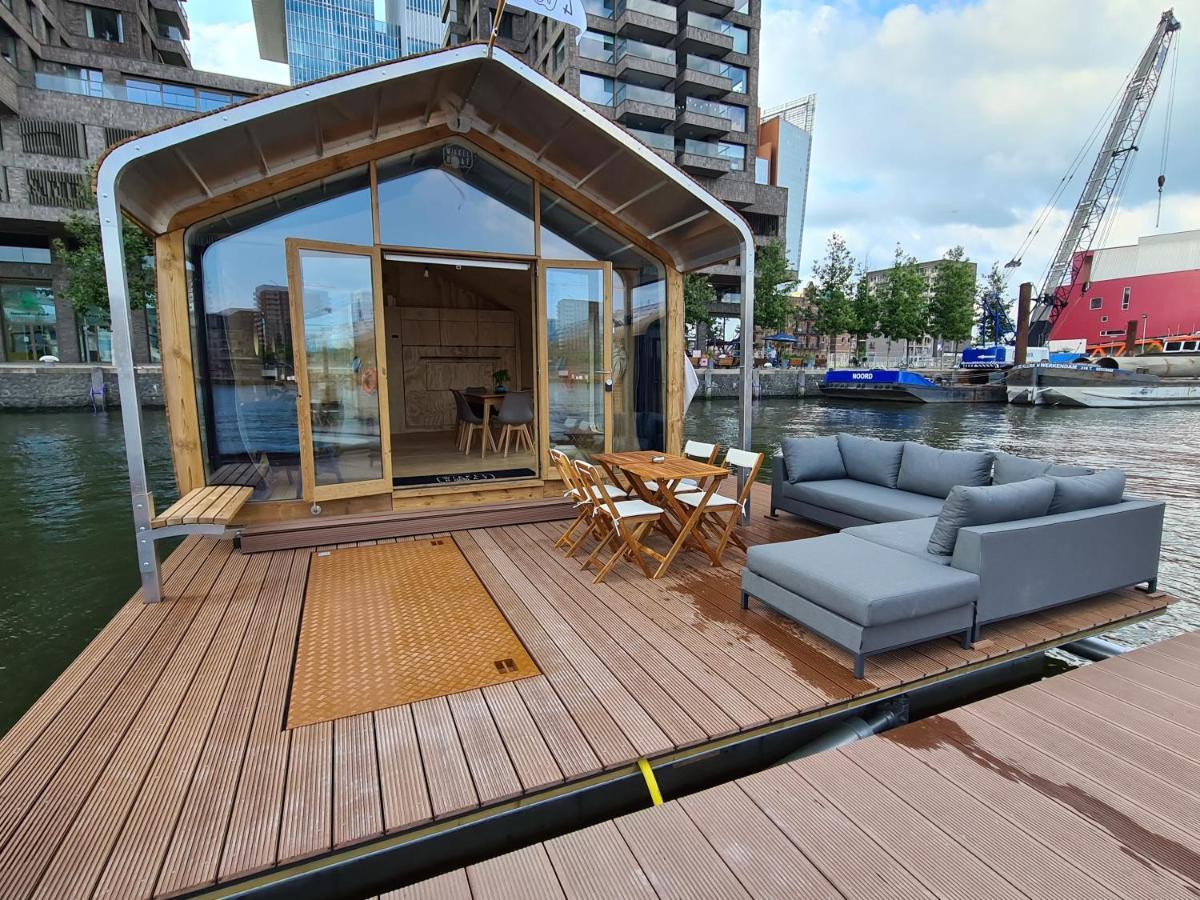 Wikkelboat Nr4 at Floating Rotterdam Rijnhaven Villa Eksteriør bilde