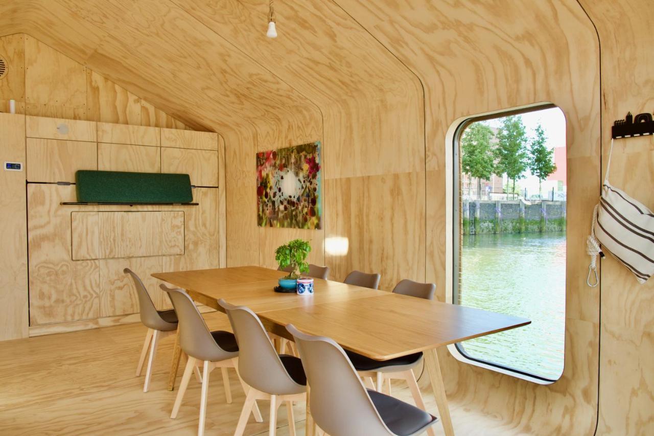 Wikkelboat Nr4 at Floating Rotterdam Rijnhaven Villa Eksteriør bilde