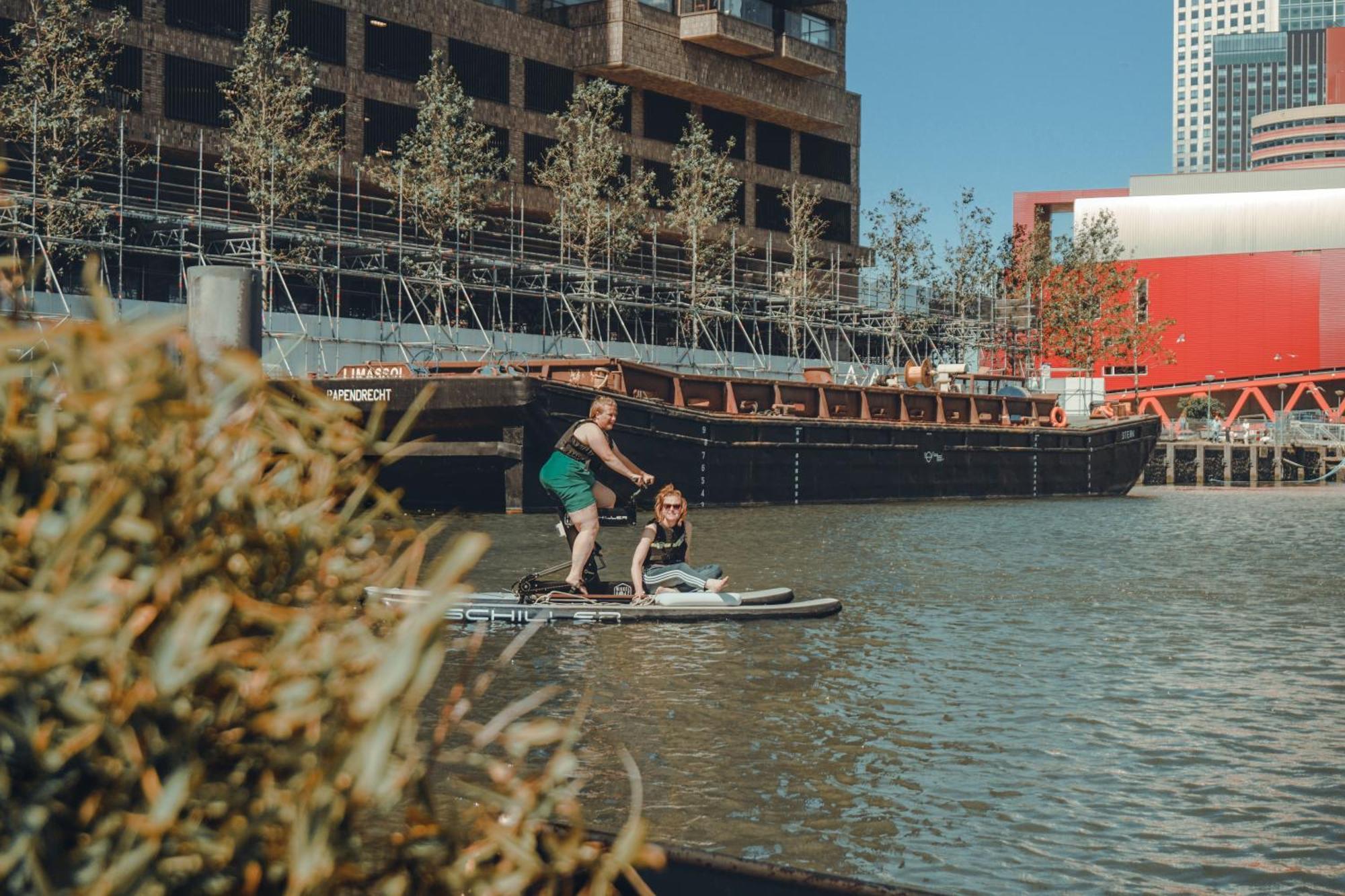 Wikkelboat Nr4 at Floating Rotterdam Rijnhaven Villa Eksteriør bilde