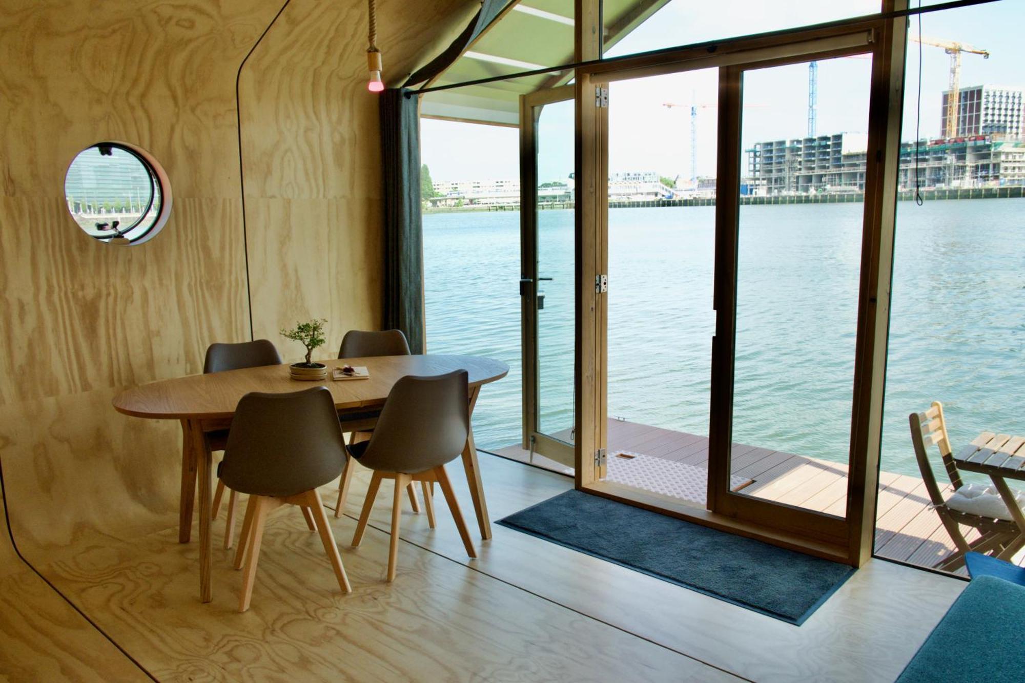 Wikkelboat Nr4 at Floating Rotterdam Rijnhaven Villa Eksteriør bilde